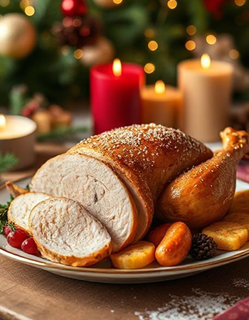 Christmas Evening Turkey menu